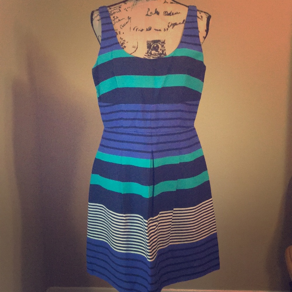 Ann Taylor Loft Summer Dress Size 10 Flare
